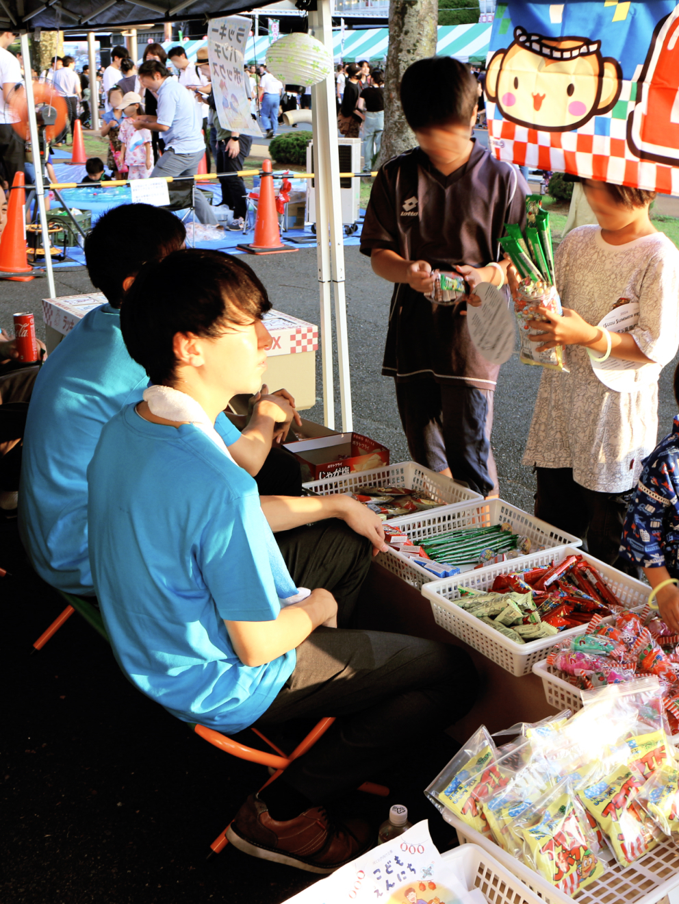 若手社員による縁日